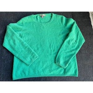 Charter Club 2 Ply Cashmere Sweater Size Ml Damage Holes